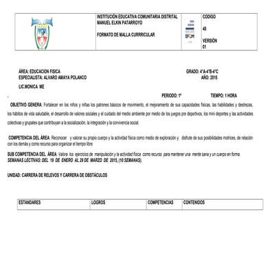 Profesor educacion fisica..4°a