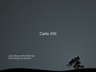Cartografia siglo XXI