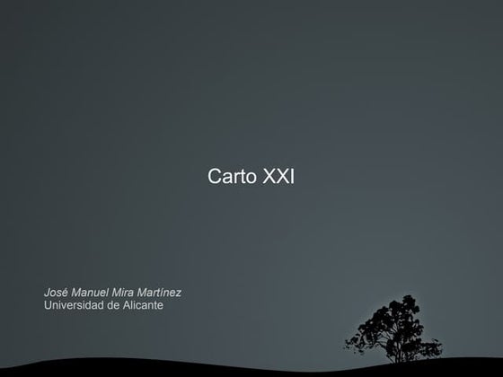 Cartografia siglo XXI