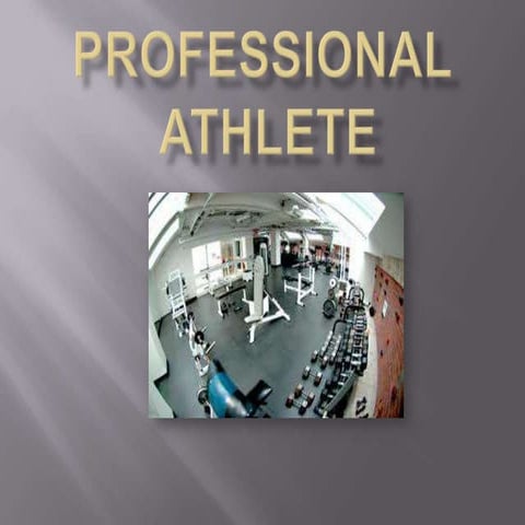 Professional athlete powerpoint | PPTX