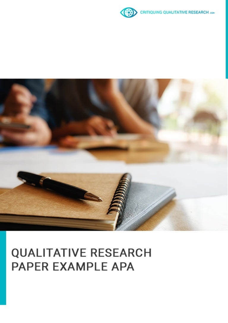 qualitative research paper example