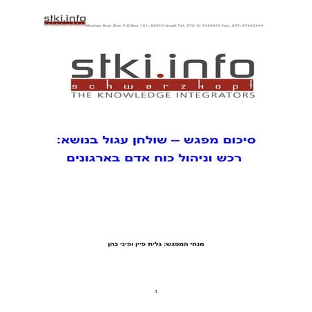 Professional Services Rt Summary