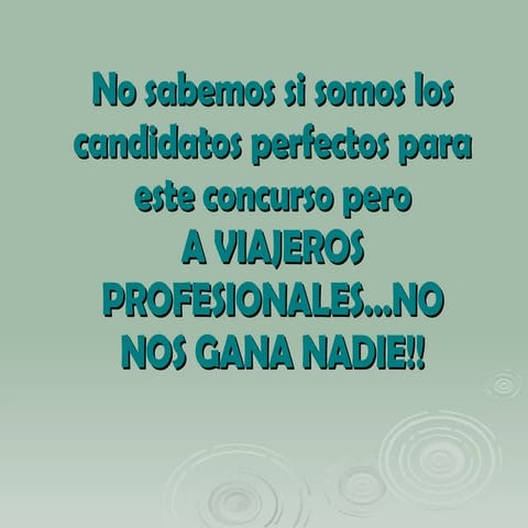 Professional Travelers!