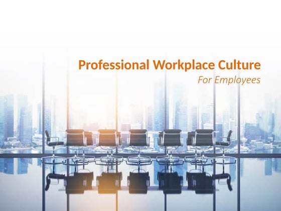 Creating a positive workplace culture | PDF