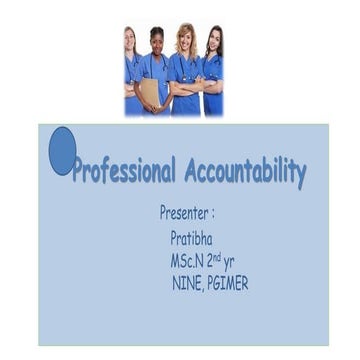 Professional accountability