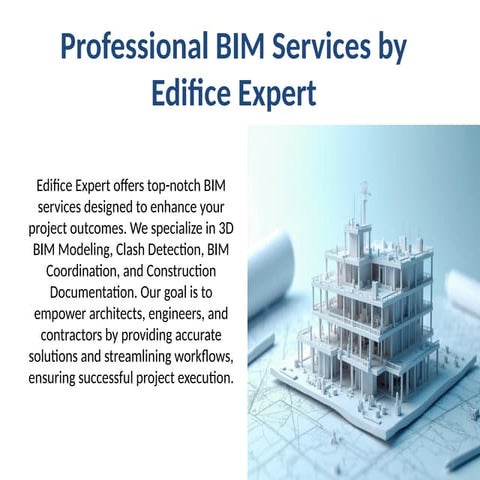 Fire Protection Design & BIM Services – Edifice Expert | PPTX
