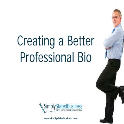 Creating a Better Professional Bio | PDF