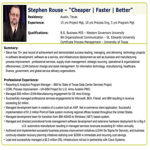 Bio Slide Example | PPTX