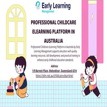 Professional Childcare eLearning Platform in Australia for Quality ...