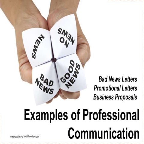 Professional Communication 3 - Examples | PPTX | Publishing Industry ...