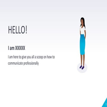 Professional communication in the workplace | PPTX