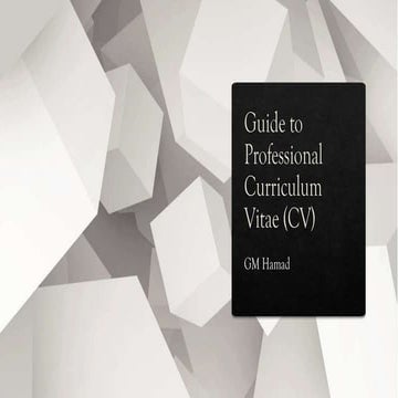 Professional CV Guide | PDF
