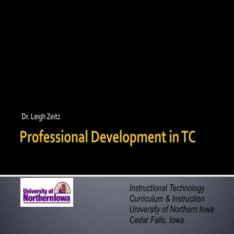 Professional development in tc