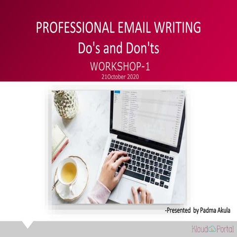 Professional email writing Workshop