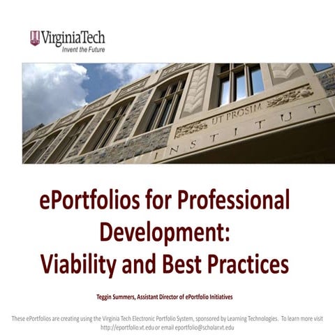 Professional ePs Best Practices