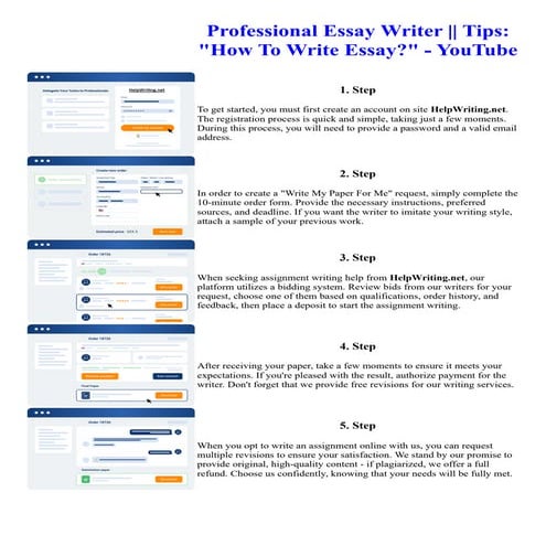 Professional Essay Writer Tips How To Write Essay - YouTube