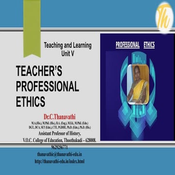 Professional ethics and Professional accountability