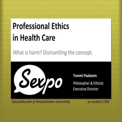 Professional Ethics in Health Care | PPTX