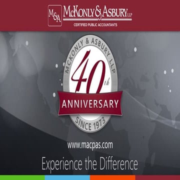 McKonly & Asbury Webinar - Professional Ethics