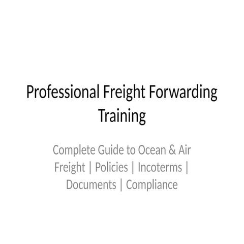 Professional_Freight_Forwarding_Training