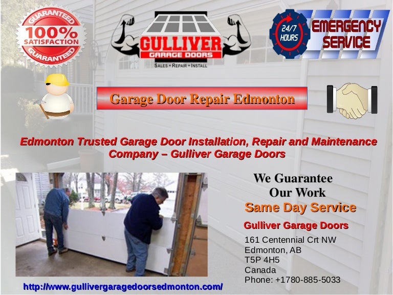 Professional Garage Door Repair And Installation Services In Edmonton