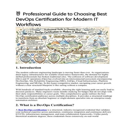 Professional Guide to Choosing Best DevOps Certification for Modern IT ...
