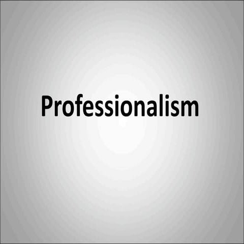 Presenting yourself professionally | PPTX