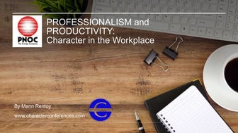 PROFESSIONALISM AND PRODUCTIVITY.pptx