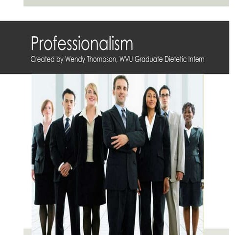 Professionalism