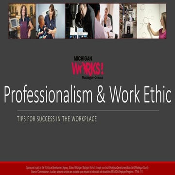 Professionalism & Work Ethic