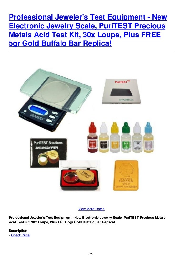 Professional jeweler's test equipment new electronic jewelry scale