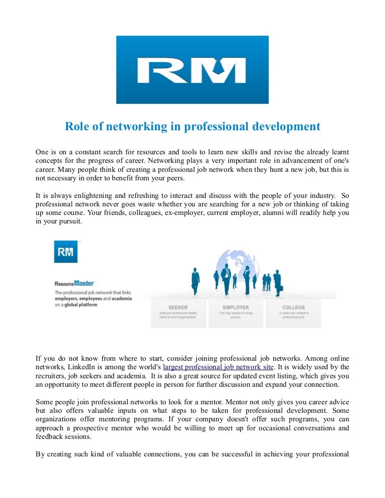 Professional job networking sites