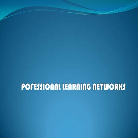 Professional learning network