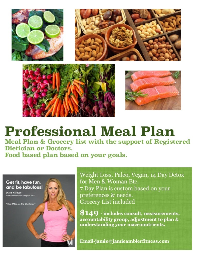 professional meal plan