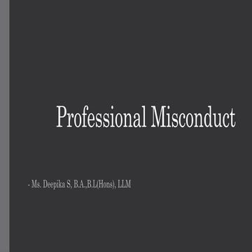 Professional Misconduct for Advocates.pptx
