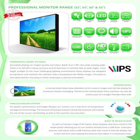 CDS Professional Monitor Range