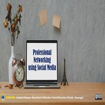 Professional Networking using Social Media (Linkedin)
