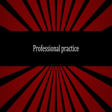 Professional practice