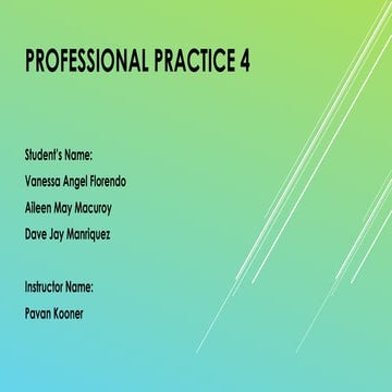Professional practice 4 - Restraints | PPT