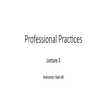 CSE498 - Professional Ethics in Computing | PDF