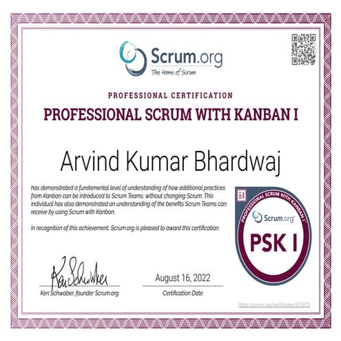 Professional Scrum with Kanban I