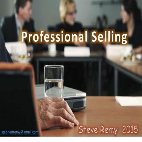 Professional selling 2 20-16