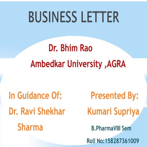 Business Letter