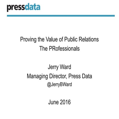 PR measurement and evaluation