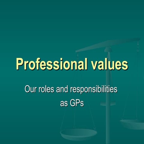 professional values                    .ppt