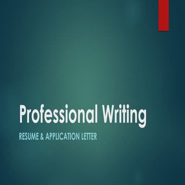 is a style of writing used in workplace and academic settings to communicate ...