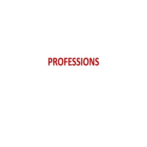 Professions 2 | PPTX