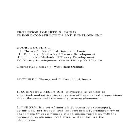 PROFESSOR ROBERTO N. PADUATHEORY CONSTRUCTION AND DEVELO.docx