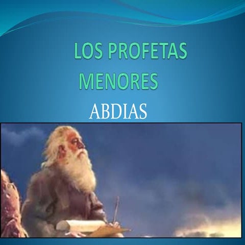 Profeta abdias