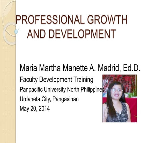 Proffesional Growth and Development